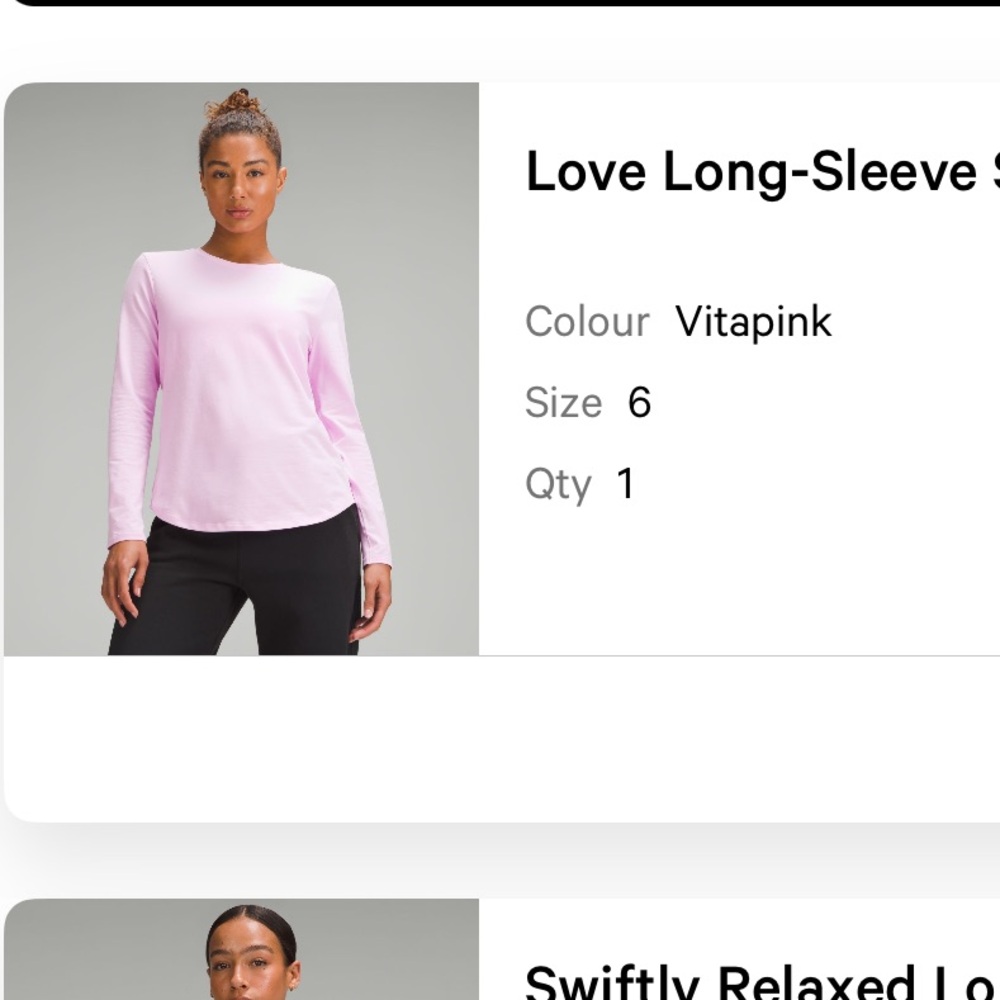 LULULEMON love long sleeve T shirt